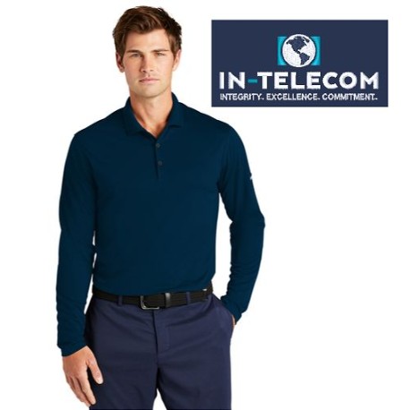 NKDC2104 Nike Dri-FIT Micro Pique 2.0 Long Sleeve Polo